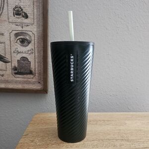 Starbucks Stainless Steel Dark Green With Straw